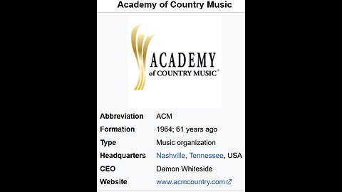 Academy of Country Music