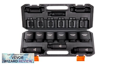 VEVOR 1/2" Drive Impact Socket Set 9 Piece Deep Socket Set Metric Review