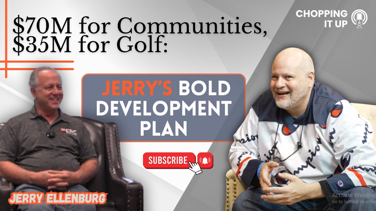 Chopping it up with Jerry Ellenburg: $105M Bitcoin Deal & Golf Suites Expansion