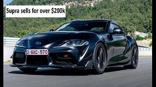 Toyota Supra final edition sold for over 200k at auction