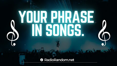 RadioRandom_Net 🪄 Your thought, your phrase, is a melody that can inspire singers' lyrics.
