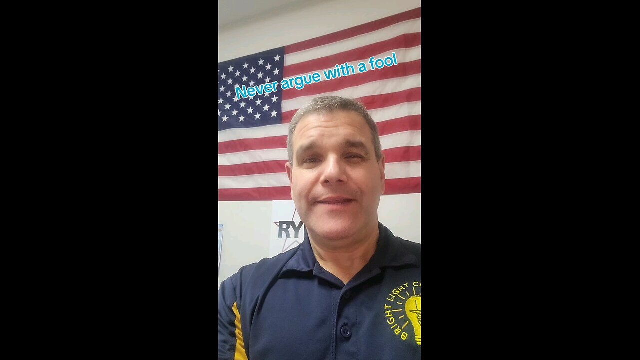 Never argue with a fool