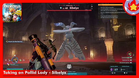 Taking on Pallid Lady - Sibelyx | Palworld