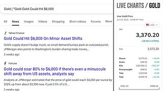 Gold | "Gold Could Hit $6,000 On Minor Asset Shifts." - Yahoo Finance! (5/13/2025) + "JPMorgan (JPM) says even a tiny tweak could spark a huge rally" - Yahoo Finance! (5/13/2025)
