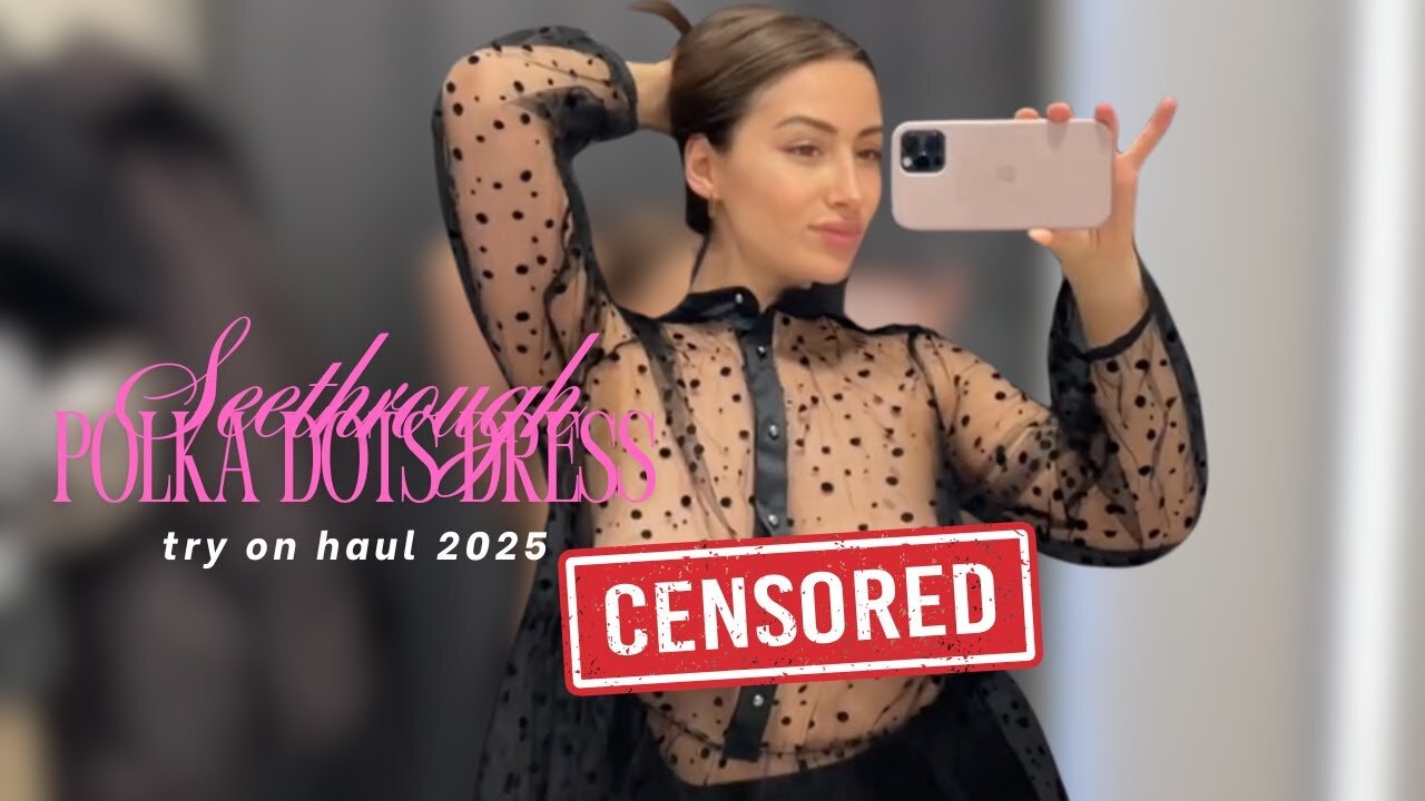 Seethrough Try on Haul l NO BRA try on haul I Try on Haul 2025