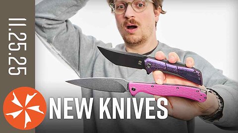 Big Flippers in the House - New Knives November 25th, 2025 at KnifeCenter