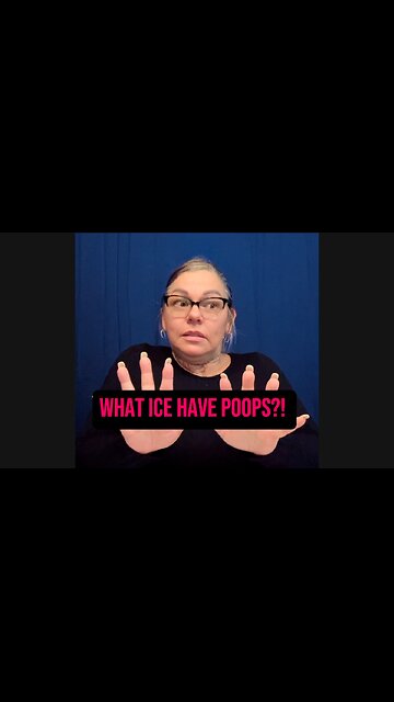 🚨 What ICE Have The Poops Inside?! 😱 #ASL #deaf #realtalk #signlanguage