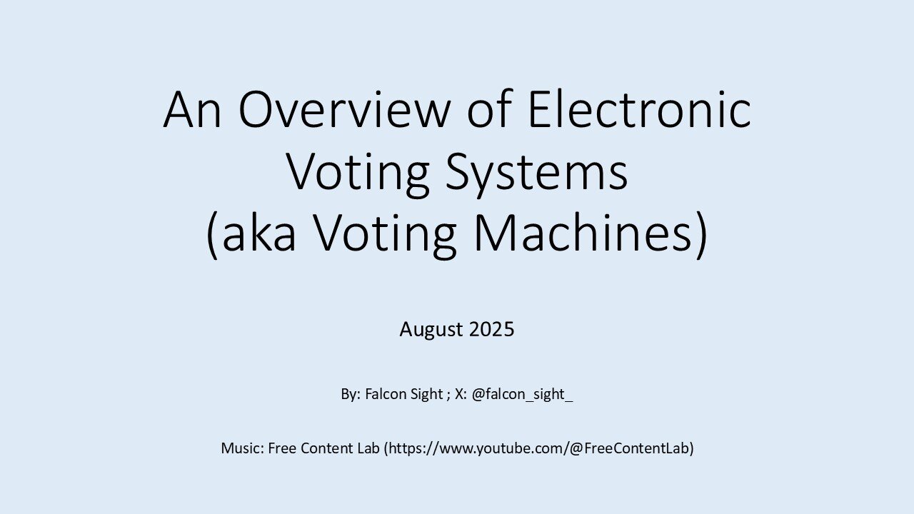 An Overview of Electronic Voting Systems