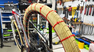 How to ride a bike in the snow on slick tires. Winter cycling