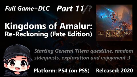 Kingdoms of Amalur: Re-Reckoning (Fate Edition) - Part 11/? (PS4 version on PS5)