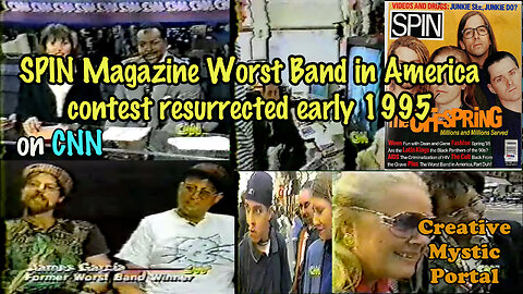 CNN SPIN Magazine Worst Band in America Part DUH! 1995
