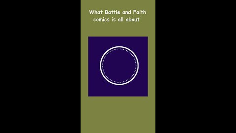 This is what Battle and Faith comics is all about