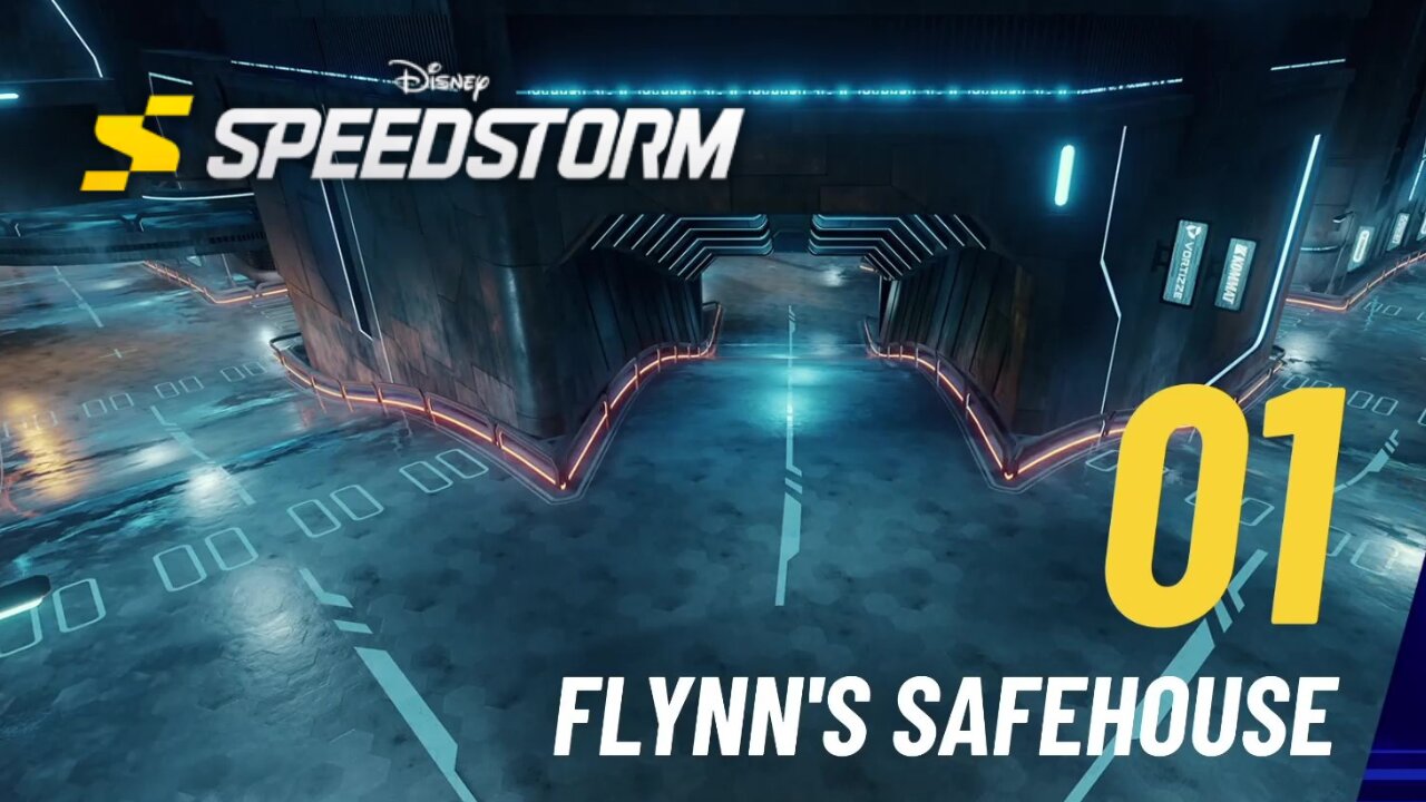Flynn's Safehouse - Disney Speedstorm - Tron - On the Grid - Part 2 (Chapter 1)
