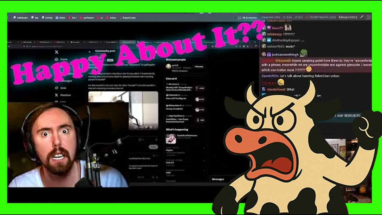 Hasan Piker Reacts To Asmongold Being Happy About His Containment And Questioning