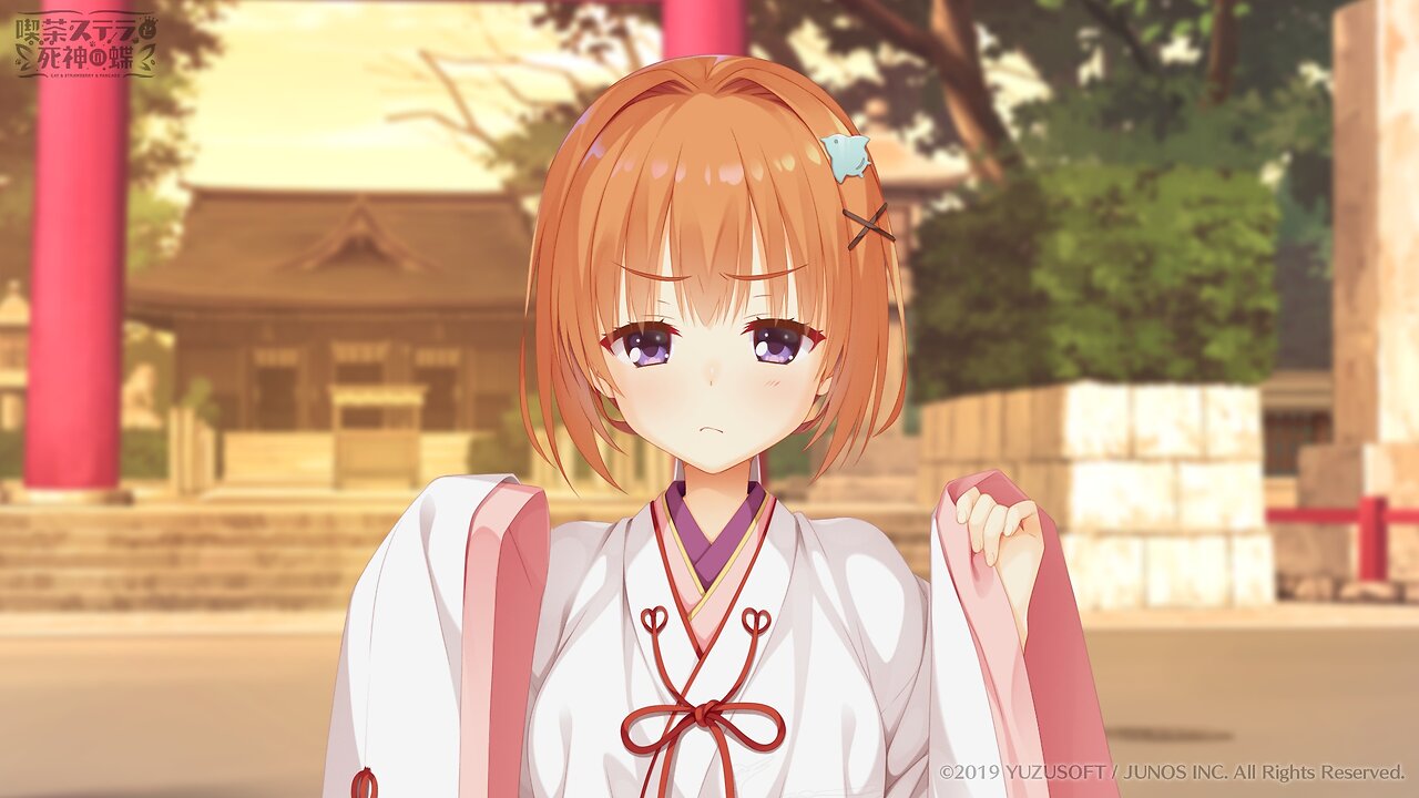 The Shrine Maiden Battle! Cafe Stella and the Reapers Butterflies_ part #52[Nozomi Route]