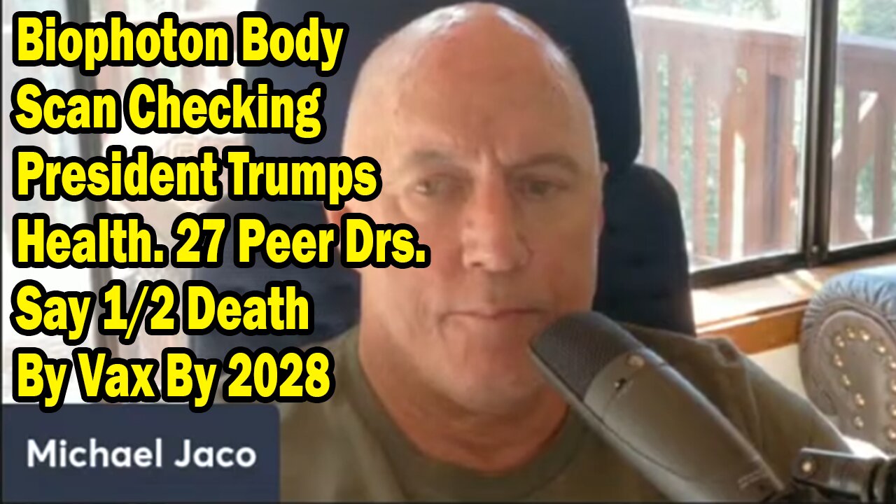 Michael Jaco & Raphael Conquista Update Sep 4: Biophoton Body Scan Checking President Trumps Health