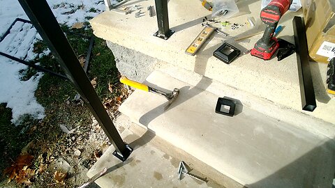 HandRail Install 1