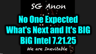 SG. No One Expected What's Next. 7-21-25-AT-1PM-CST-10-EST