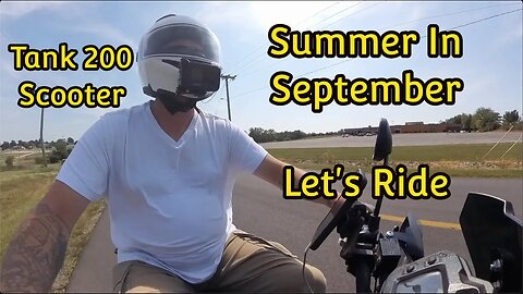 It's Summer Again. Let's Ride (Tank 200 Scooter)