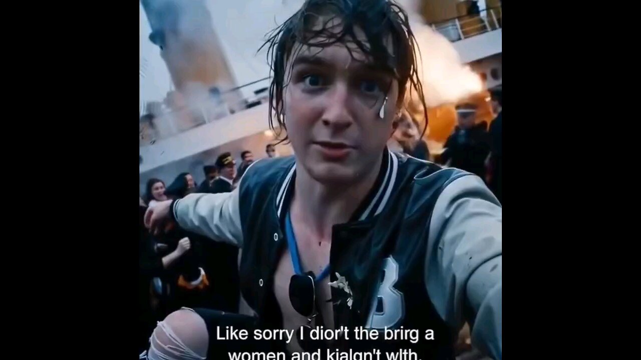 If the TITANIC was vlogged
