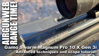 Gamo Swarm Magnum Pro 10x Gen 3i Advanced Tutorial & Scope Sight In - Get the most from your Gamo!