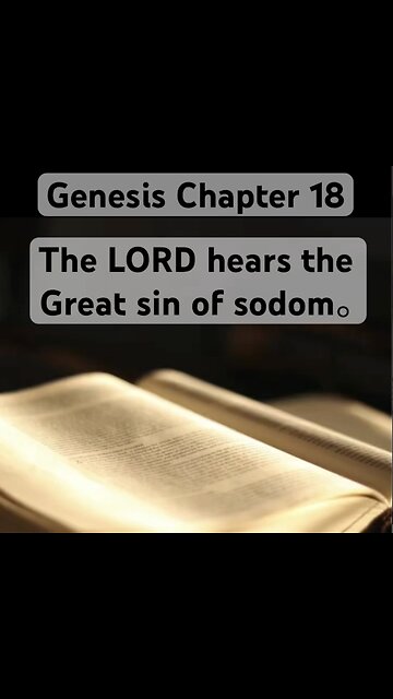 Bible,Genesis 18, God Hears the Great Sin of Sodom #Short #shorts #Genesis #bibleverses #kjv
