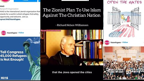 Tommy Robinson: Why would jews want Muslims to take over Europe? Richard Nelson Williamson answers