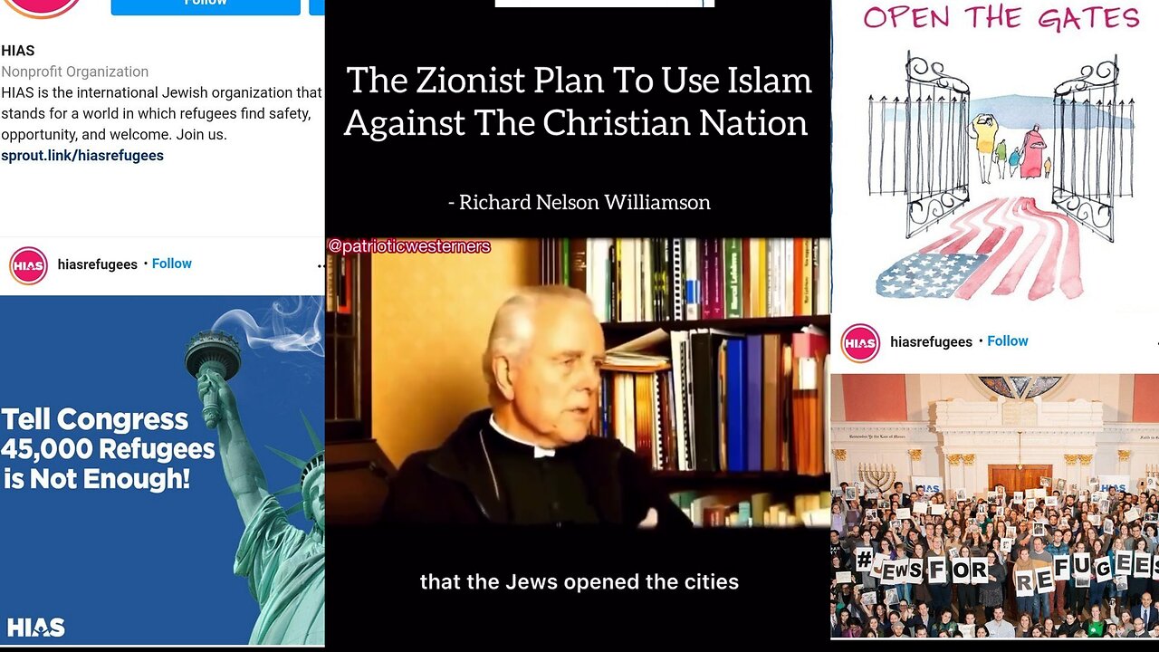 Tommy Robinson: Why would jews want Muslims to take over Europe? Richard Nelson Williamson answers