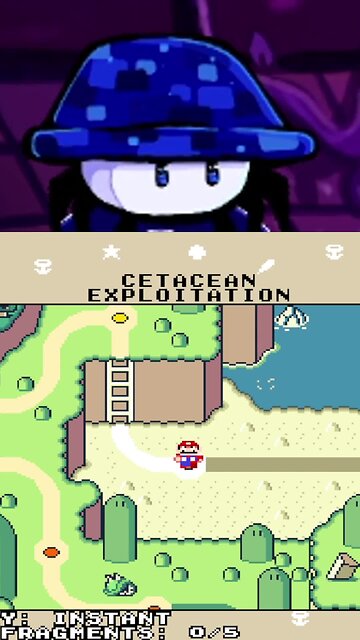 Mario Proves His Swimming Capabilities