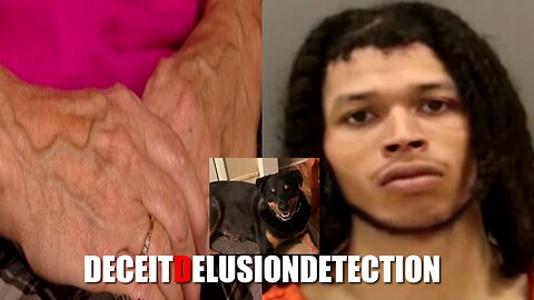 An elderly white couple is violently attacked inside their home by a black male intruder. The family’s dog was fatally stabbed during the attack.