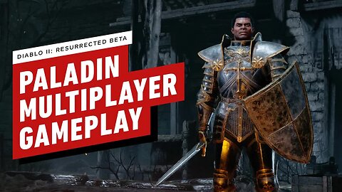 Diablo 2 - Resurrected - 10 Minutes of Paladin Multiplayer Gameplay (Beta)