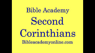 2 Corinthians 1:8-13 Lesson 3