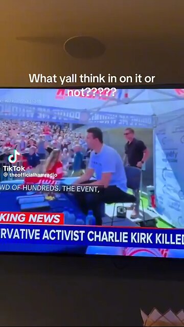 📶 Did Charlie Kirk’s bodyguard give the “go” signal?