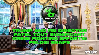 Trump and FBI Director Patel Tout Significant Crime Fighting Efforts; Pelosi Snaps