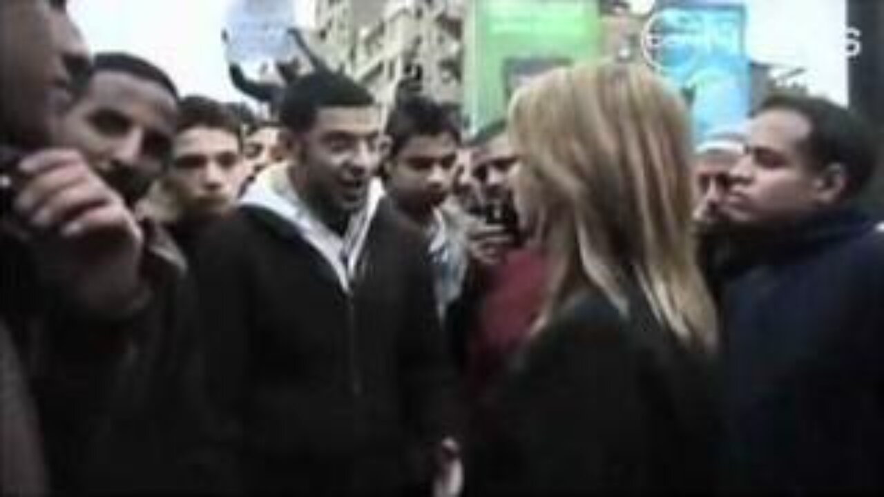 Reporter attacked in Egypt (Taharrush rape game, 2011)