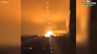 Ukrainian drone strikes hit power plant in Moscow igniting huge fires and triggering explosions