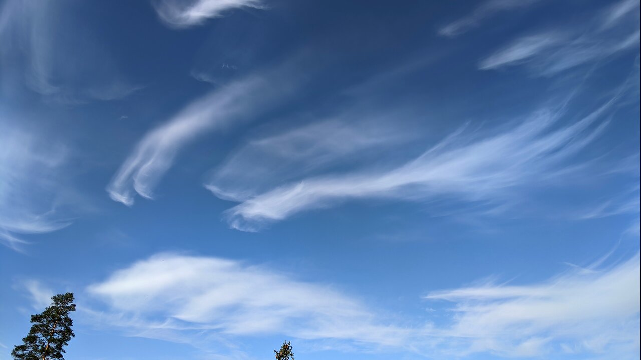 21.8.2025: White trails, weird clouds(?), halo color? sun halo