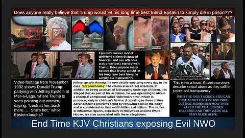 Do you really believe that Trump would let his best friend Epstein to simply die in prison?