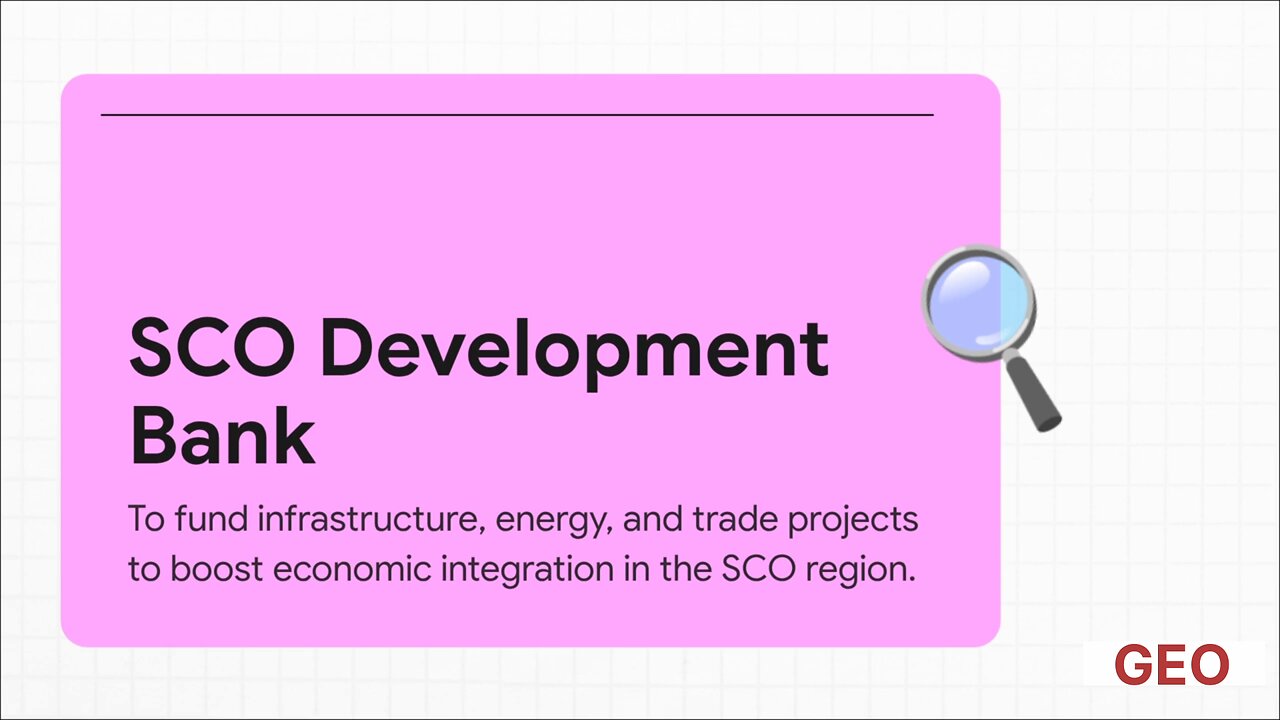 China's New SCO Development Bank: India's Geopolitical Dilemma?