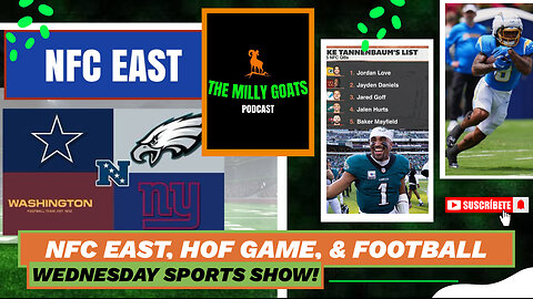 NFC East Tour + Dallas Cowboys + FOOTBALL IS BACK - Special Guests TJ & Josh!
