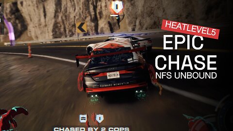 INSANE Heat Level 5 Police Chase! 🚨 Audi S5 A-Class Escape | NFS Unbound Gameplay