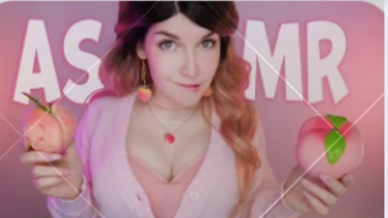 🍑🥳 ASMR Peach party 🤪✨ 99,9% TINGLES 🍑