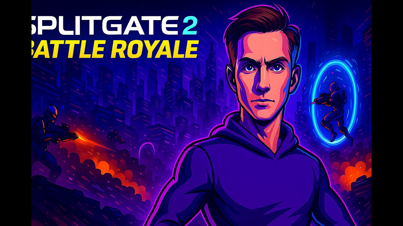 Ai made my thumbnail (Splitgate 2)