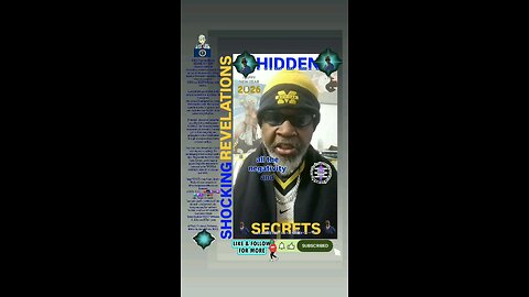 ▪︎HIDDEN SECRETS/SHOCKING REVELATIONS▪︎