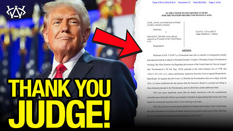 Trump VICTORIOUS in Alien Enemies Act Case!