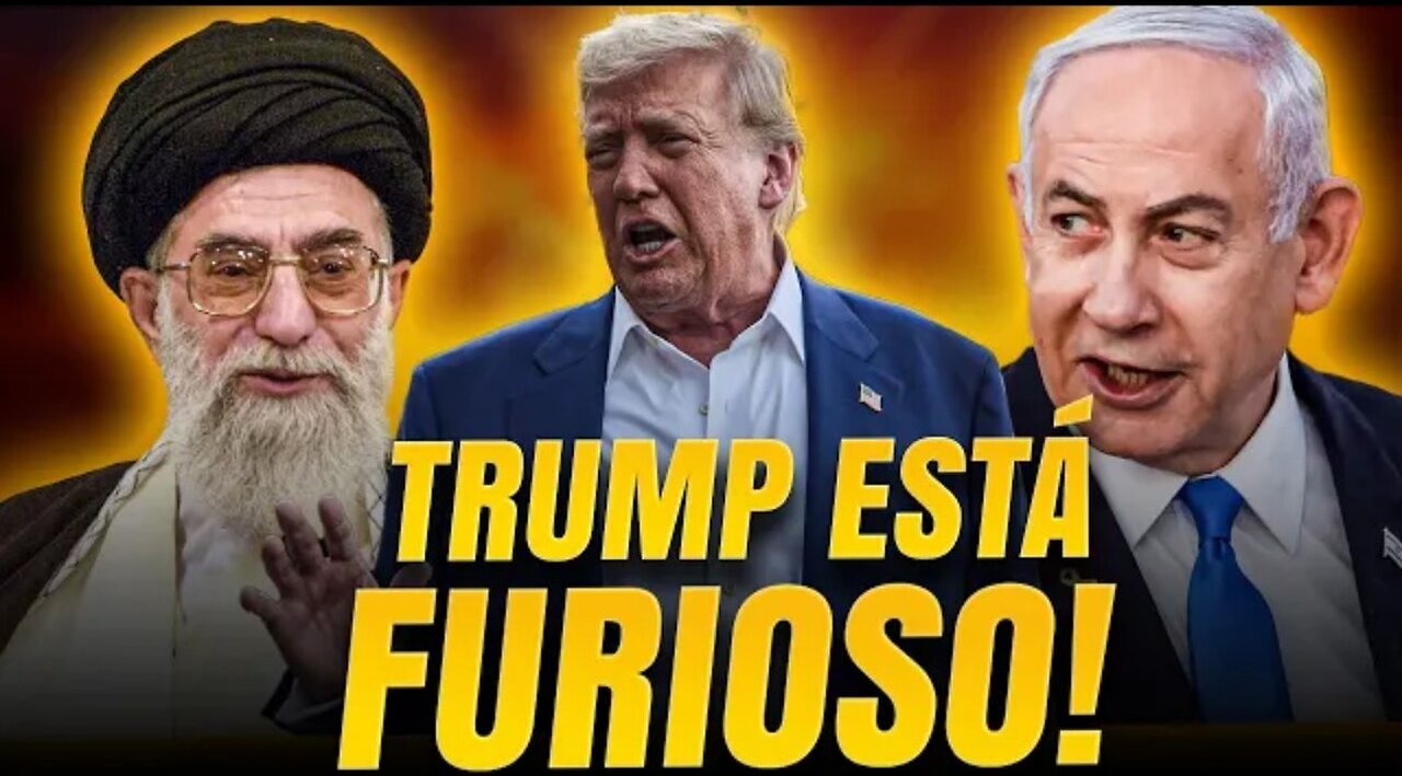 TRUMP está FURIOSO com ISRAEL - Foi TRAÍDO por NETANYAHU ! O IRÃ não quebrou o ACORDO sozinho