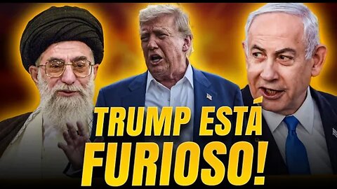 TRUMP está FURIOSO com ISRAEL - Foi TRAÍDO por NETANYAHU ! O IRÃ não quebrou o ACORDO sozinho