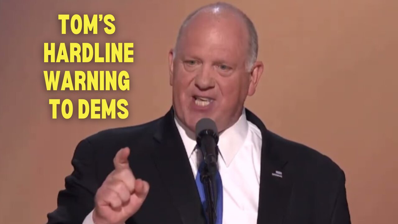 This Tom Homan’s Warning Will Shake Sanctuary States to Their Core
