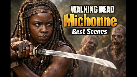 WALKING DEAD: MICHONNE BEST ZOMBIE KILLS Extended Bonus Version!