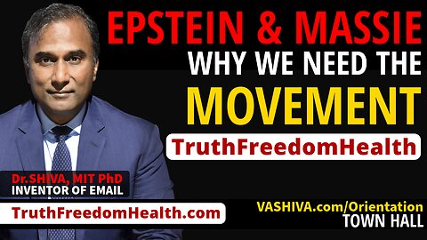 Dr.SHIVA® LIVE: Epstein & Massie. Why We Need The Movement TruthFreedomHealth®